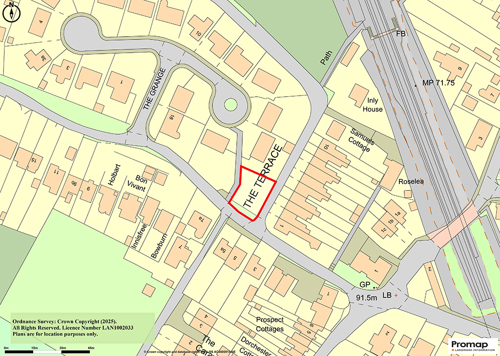 Lot: 81 - FREEHOLD SITE WITH PLANNING FOR A DWELLING IN POPULAR VILLAGE - 
